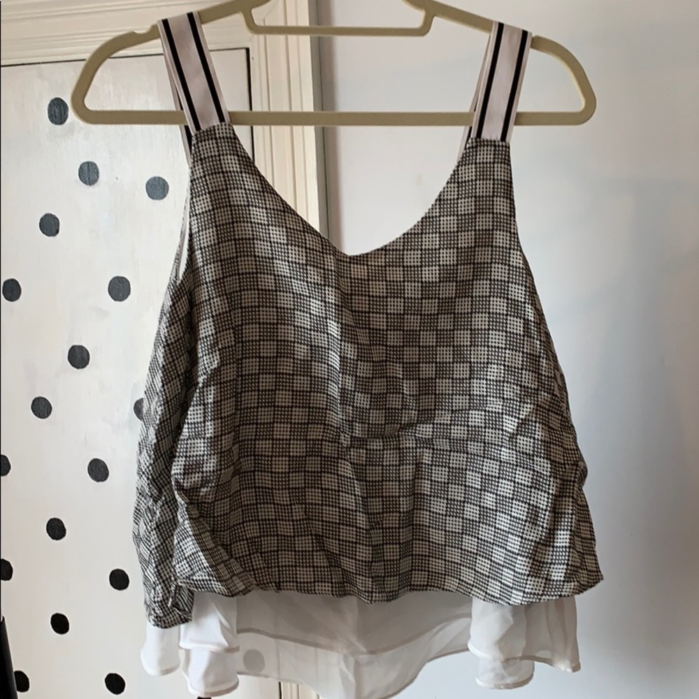 Black & White Sporty Top